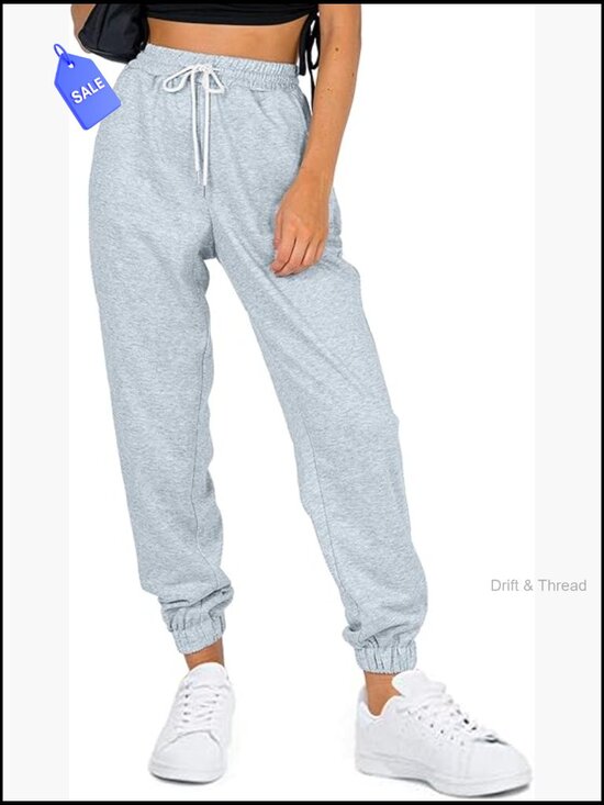 Pants - Cinch Bottom Sweatpants Athletic Joggers Lounge Pants with Pockets